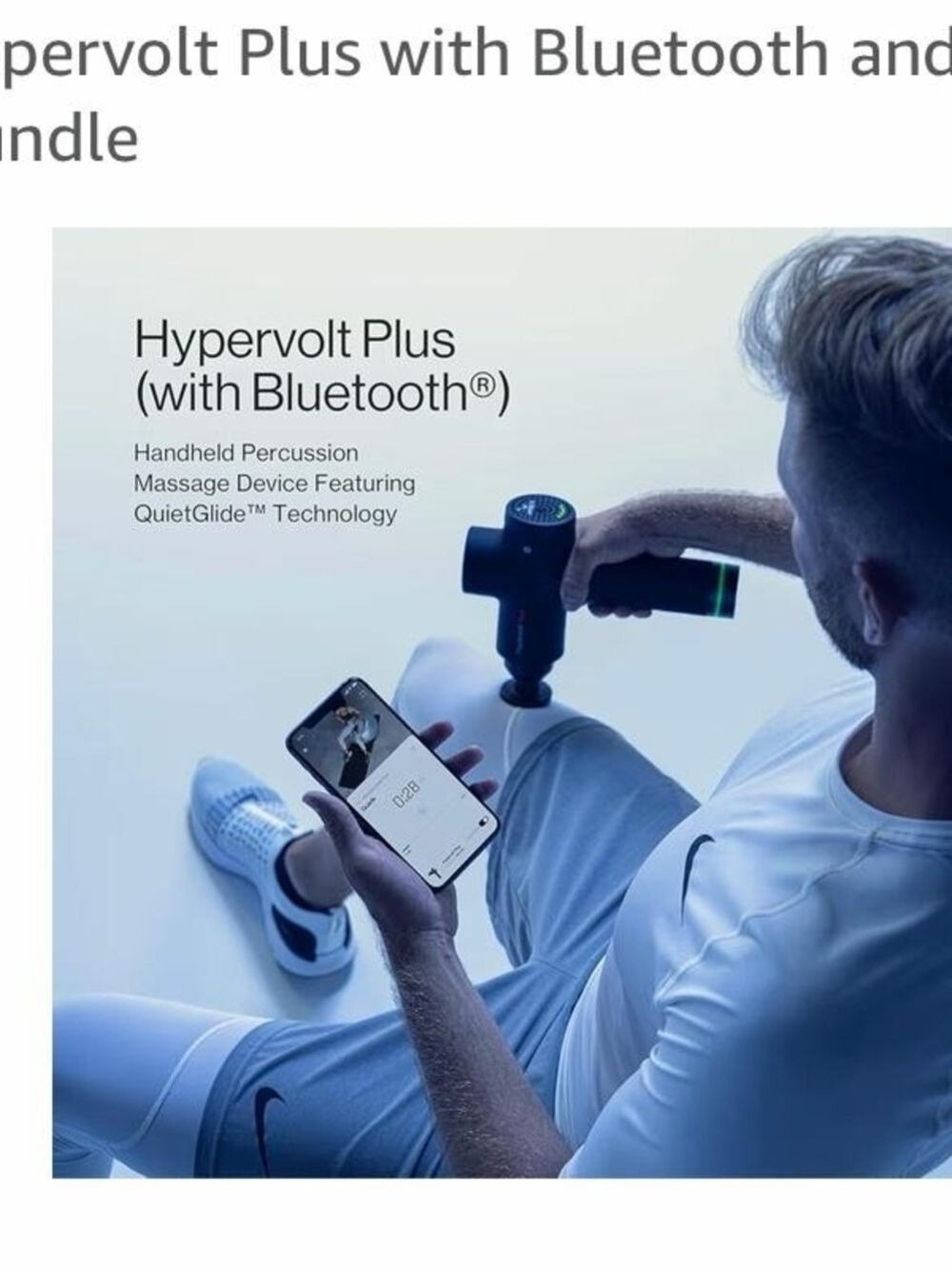 Hypervolt Plus  Message Device Attachment - Black - Picture 7 of 10